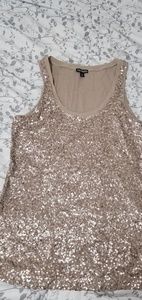 Gold Express Sequin top